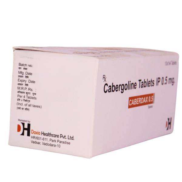 Caberdax 0.5 (Cabergoline 0.5 mg) - Image 3