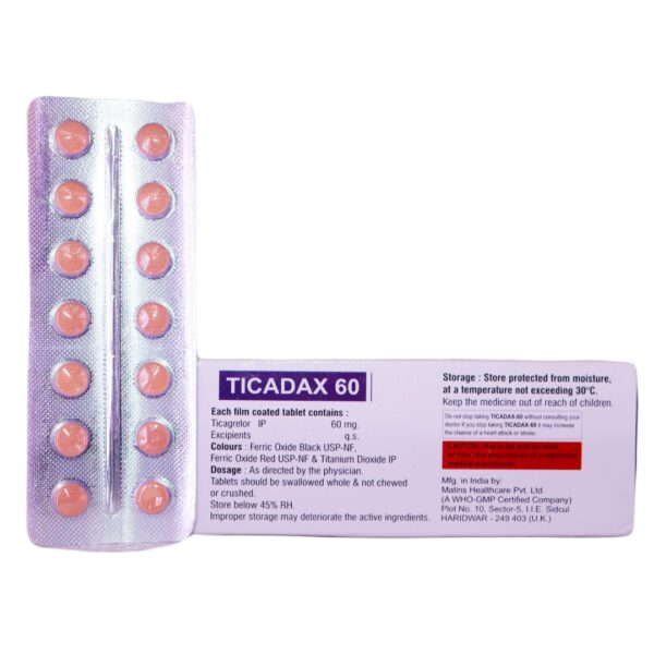 Ticadax 60 (Ticagrelor 60 mg) - Image 2