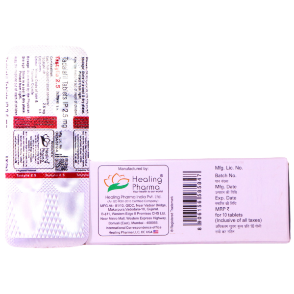 Tastylia 2.5 (Tadalafil (2.5 Mg)) - Image 3