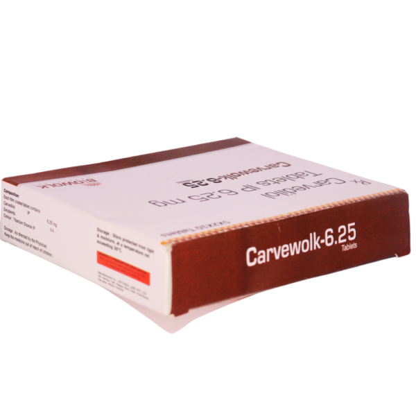 Carvewolk 6.25 (Carvedilol 6.25mg) - Image 2