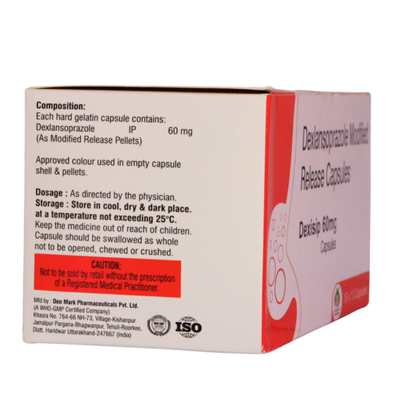 Dexisip 60mg (Dexlanoprazole Modified Release 60mg) - Image 2