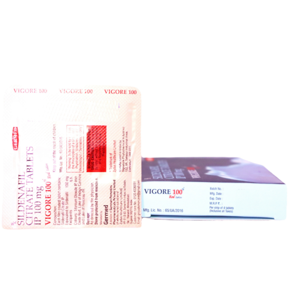 Vigore 100 (Sildenafil Citrate (100mg)) - Image 3