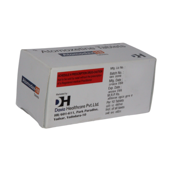 Atomodax 18 (Atomoxetine 18mg) - Image 3