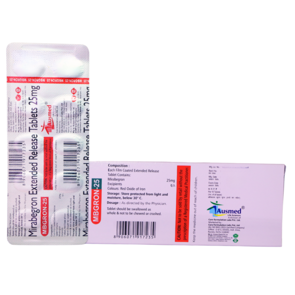Mbgron 25 (Mirabegron Extended Release 25mg) - Image 2