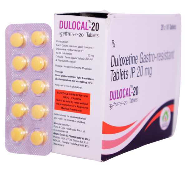 Dulocal 20 (Duloxetin gastro- resistant 20mg) - Image 2