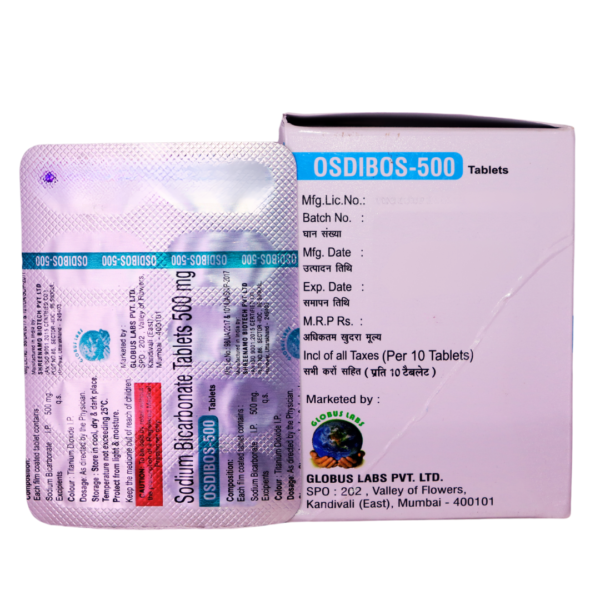 Osdibos 500 (Sodium Bicarbonate 500 mg) - Image 3