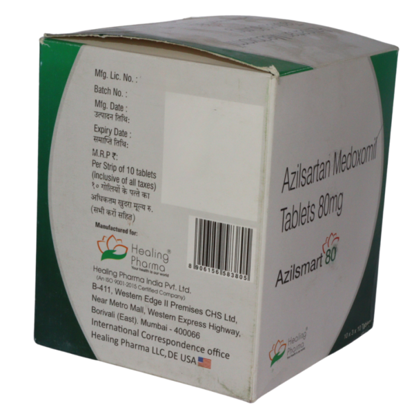 Azilsmart 80 (Azilsartan Medoxomil 80mg) - Image 3