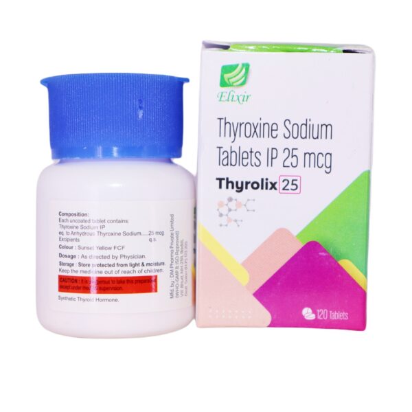 Thyrolix 25 (Thyroxine Sodium 25 mcg) - Image 2