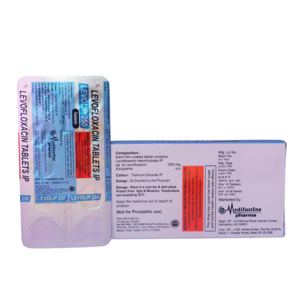 Levolip 250 (Levofloxacin 250mg) - Image 2