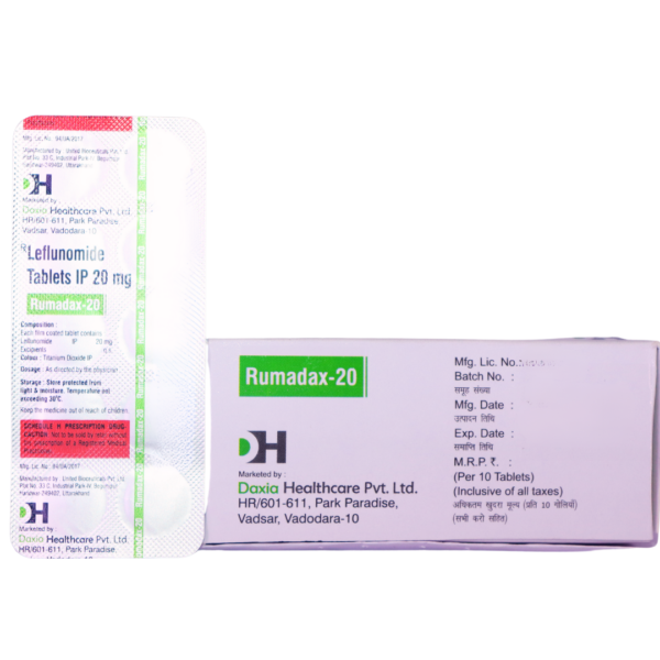 Rumadax 20 (Leflunomide 20 mg) - Image 3
