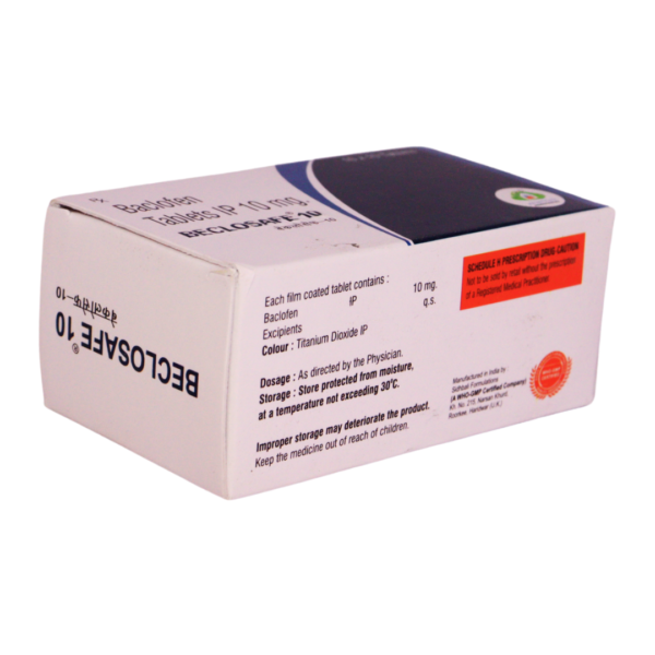 Beclosafe 10 (Baclofen 10 mg) - Image 2