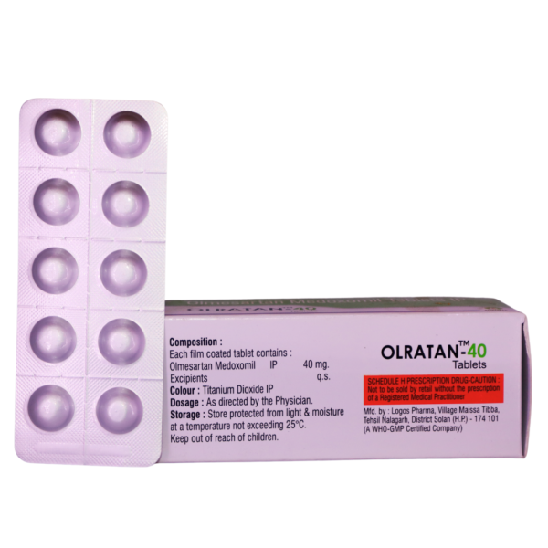 Olratan 40 (Olmesartan Medoxomil 40 mg) - Image 2