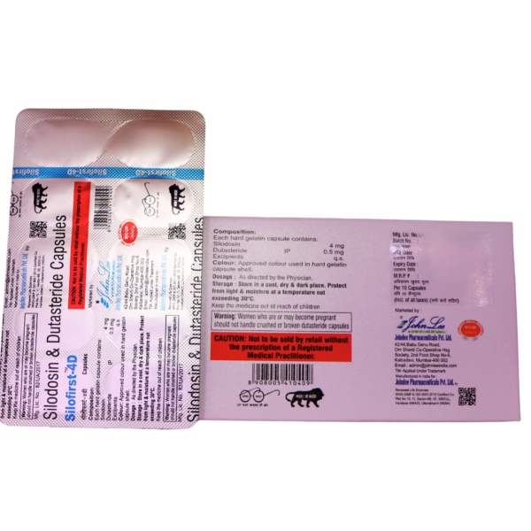 Silofirst 4D (Silodosin (4mg) + Dutasteride (0.5mg)) - Image 2