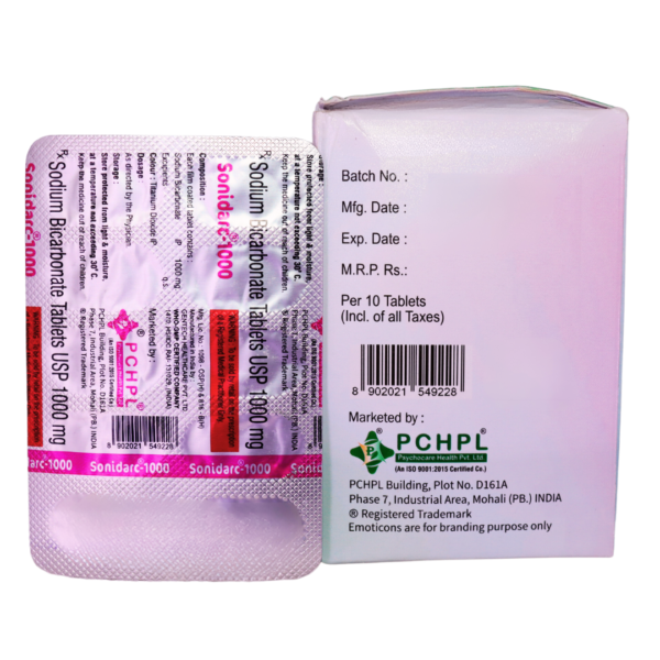 Sonidarc 1000 (Sodium Bicarbonate 1000 mg) - Image 3