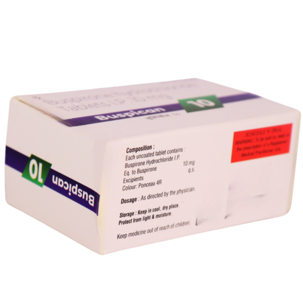 Buspican 10 (Buspircone Hydrochloride 10mg) - Image 2
