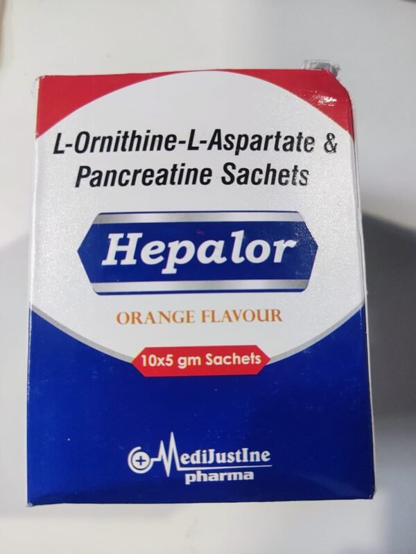 Hepalor (L-Ornithine L-Aspartate & Pancreation Sachets)