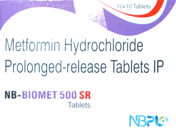 NB-BIOMET 500 SR (metformin hydrochloride prolonged-release tablets lp 500mg)