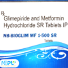 NB-BIOGLIM MF 1-500 SR (glimepiride and metformin hydrochloride sr tablets ip)