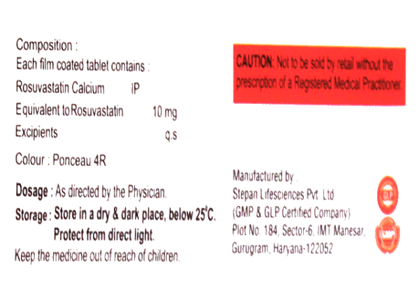NB-BOSROSE 10 (rosuvastatin 10mg) - Image 2