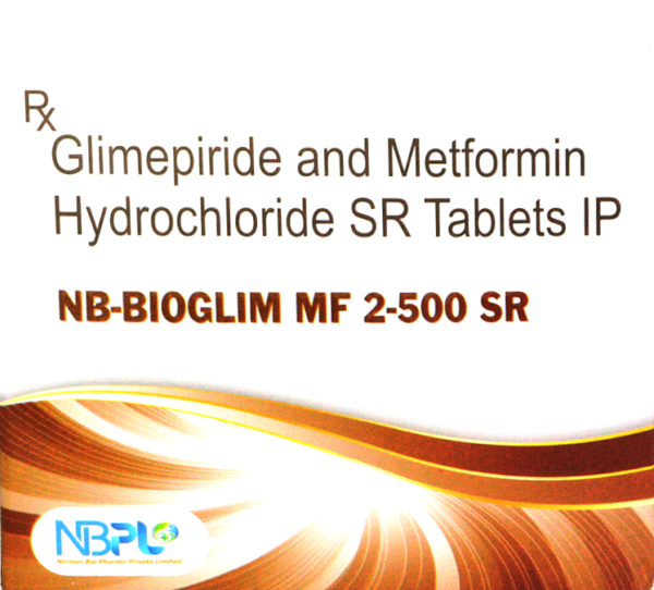 NB-BIOGLIM MF 2-500 SR (glimepiride and metformin hydrochloride sr tablets ip)