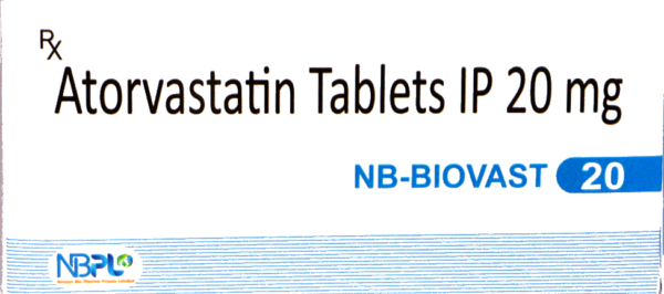 NB-BIOVAST 20 (atorvastatin tablets 20mg)