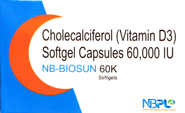 NB-BIOSUN 60K (cholecalciferol (vitamin D3) softgel capsules 60000 iu)