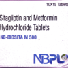 NB-BIOSITA M 500 (sitagliptin and metformin hydrochloriude tablets)