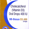 NB-BIOSUM D4 400 DROPS (CHOLECALCIFEROL (VITAMIN D3) OTAL DROPS 400 IU)