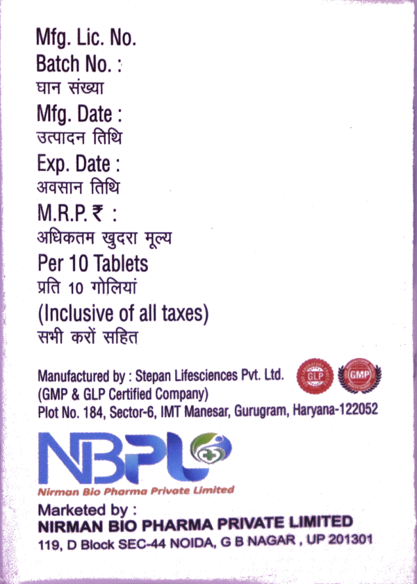 NB-BIOGLIM VG2 (METFORMIN HCL (SR) WITH GLIMEPIRIDE & VOGLIBOSE TABLETS ) - Image 2