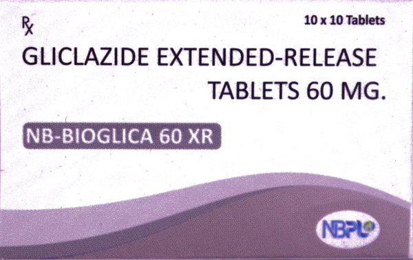 NB-BIOGLICA 60 XR (GLICLAZIDE EXTENDED-RELESE TABLETS 60 MG)