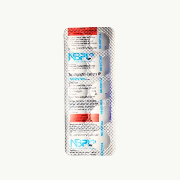 NB-BIOTINA (teneligliptin tablets ip) - Image 6