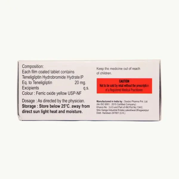NB-BIOTINA (teneligliptin tablets ip) - Image 4