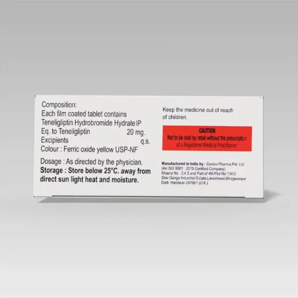 NB-BIOTINA (teneligliptin tablets ip) - Image 8