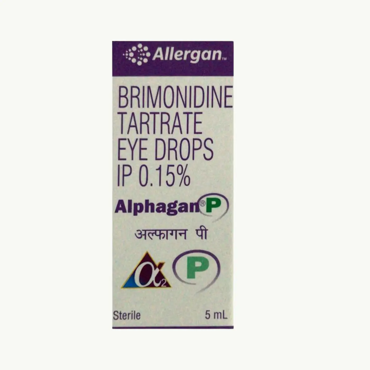 ALPHAGAN P (Brimonidine (0.15% w/v) + Stabilized Oxychloro (0.005% w/v))