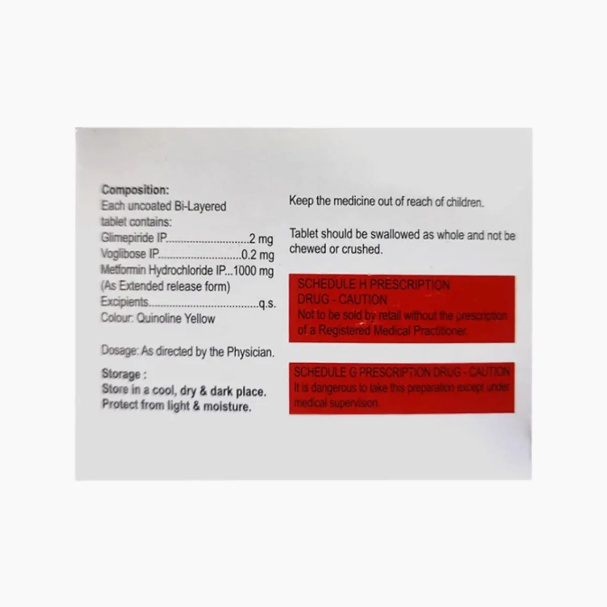 GLUCORYL MV2 FORTE - Image 2