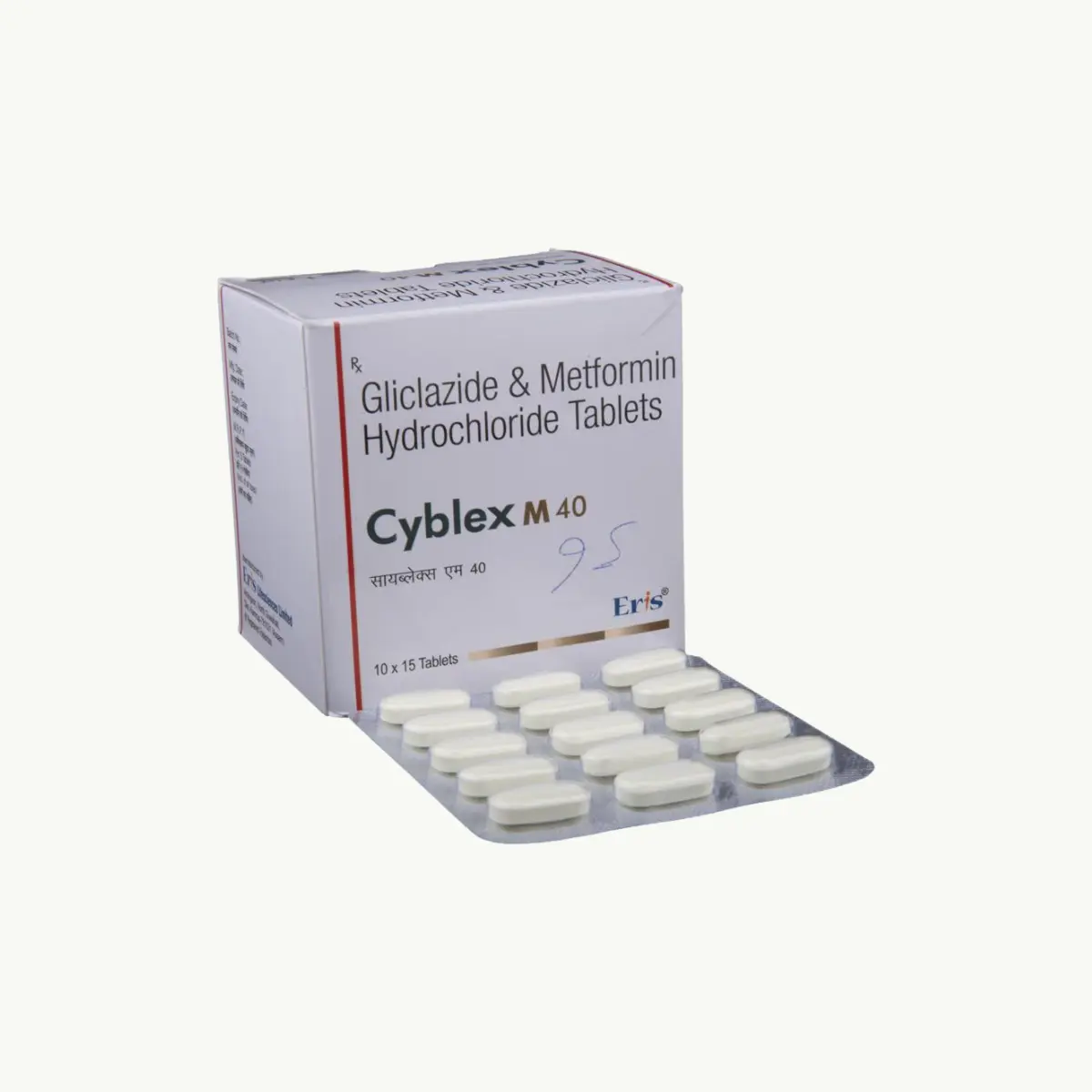 CYBLEX M 40 (Gliclazide (40mg) + Metformin (500mg))