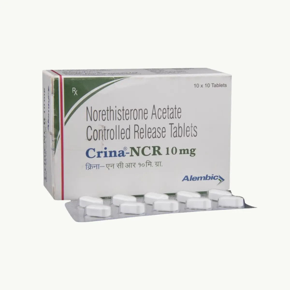 CRINA NCR 10 (Norethisterone (10mg))