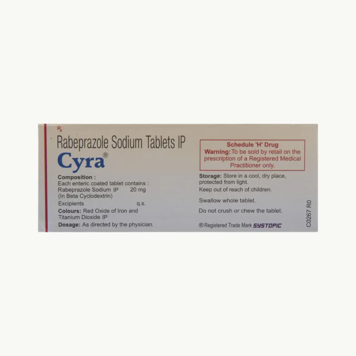 CYRA (Rabeprazole (20mg)) - Image 2
