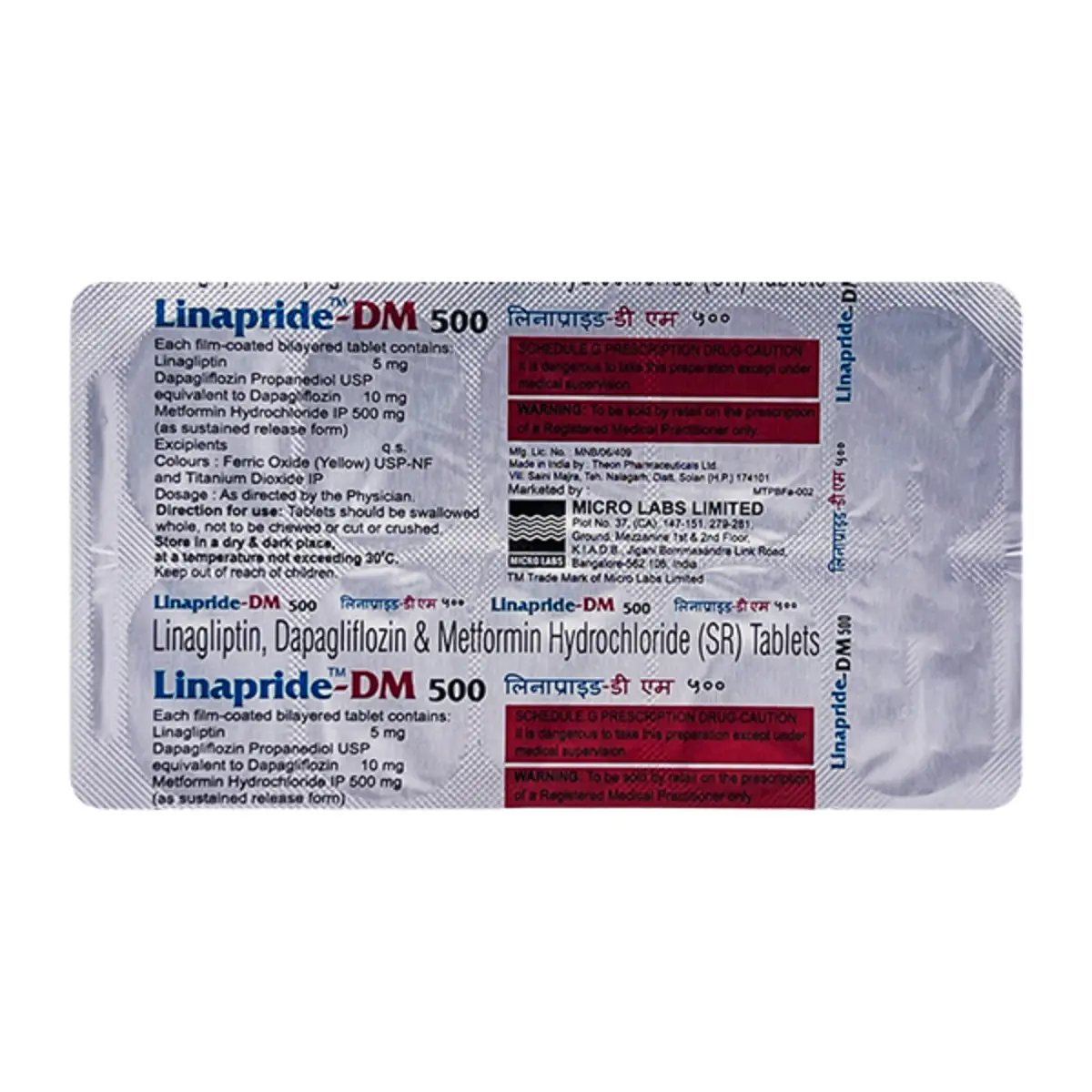 LINAPRIDE DM 500