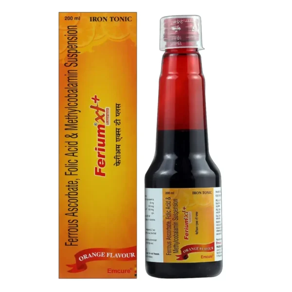 FERIUM XT PLUS (Ferrous Ascorbate (100mg) + Folic acid (1.5mg ...