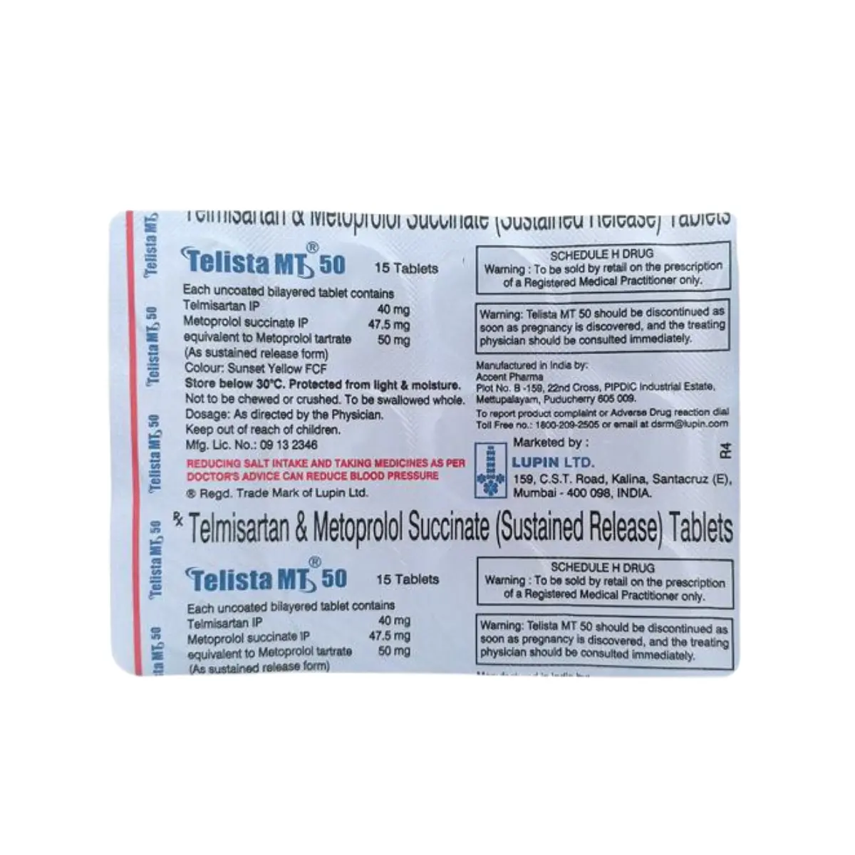 TELISTA MT 50 MG - Image 2