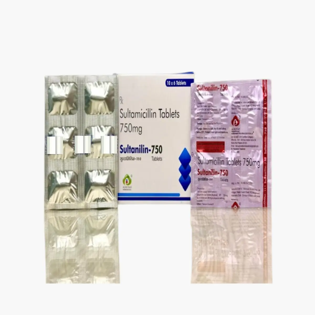 SULTANILIN 750 (Sultamicillin tosilate (750mg)) - Image 2