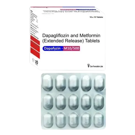 DAPAFYZIN M10/500 (Dapagliflozin (10mg) + Metformin (500mg))