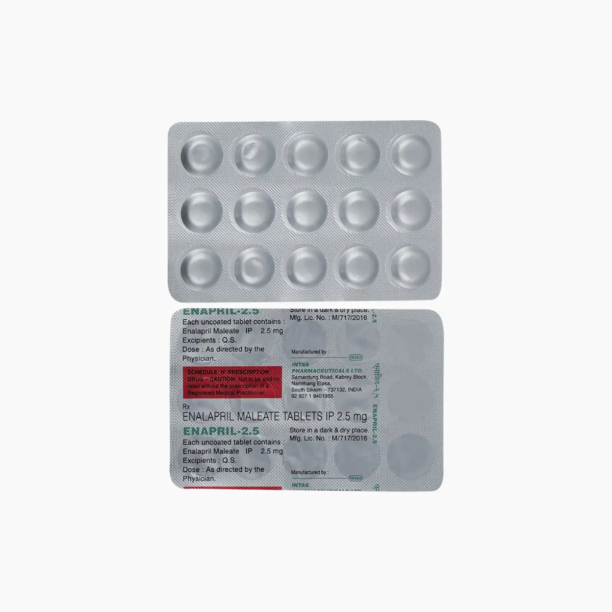 ENAPRIL 2.5MG (Enalapril (2.5mg))
