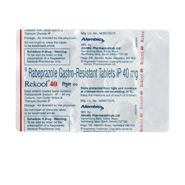 Rekool Inj REKOOL 40 (Rabeprazole (40mg)) - Nirman Bio Pharma