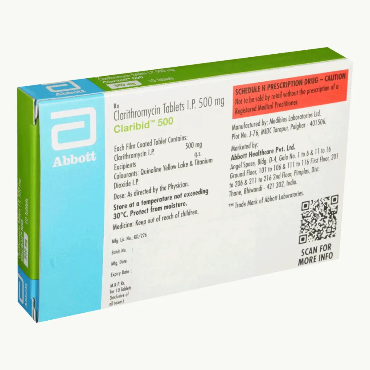 CLARIBID 500MG - Image 2