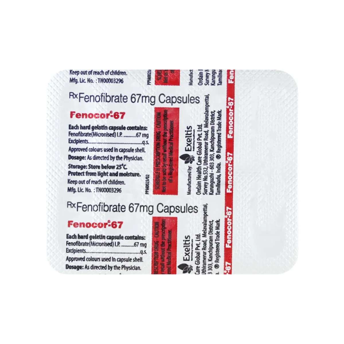 FENOCOR 67 MG