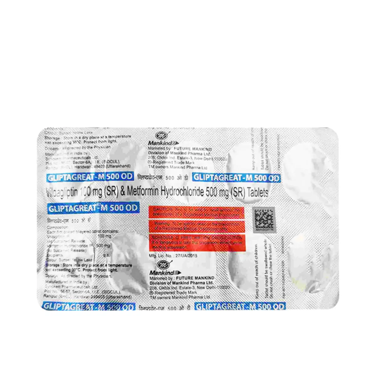 GLIPTAGREAT M 500