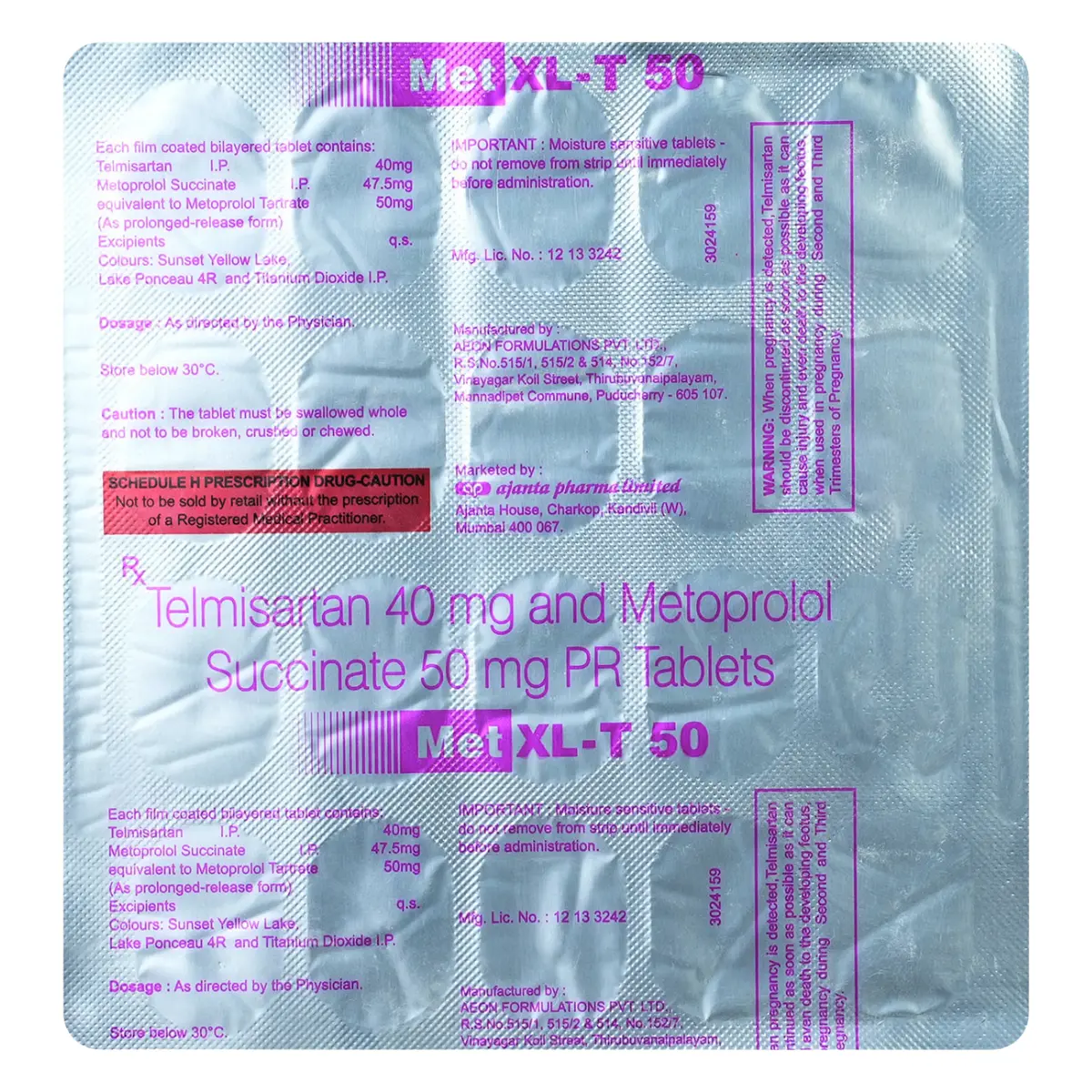 MET XL T 50 MG - Image 2