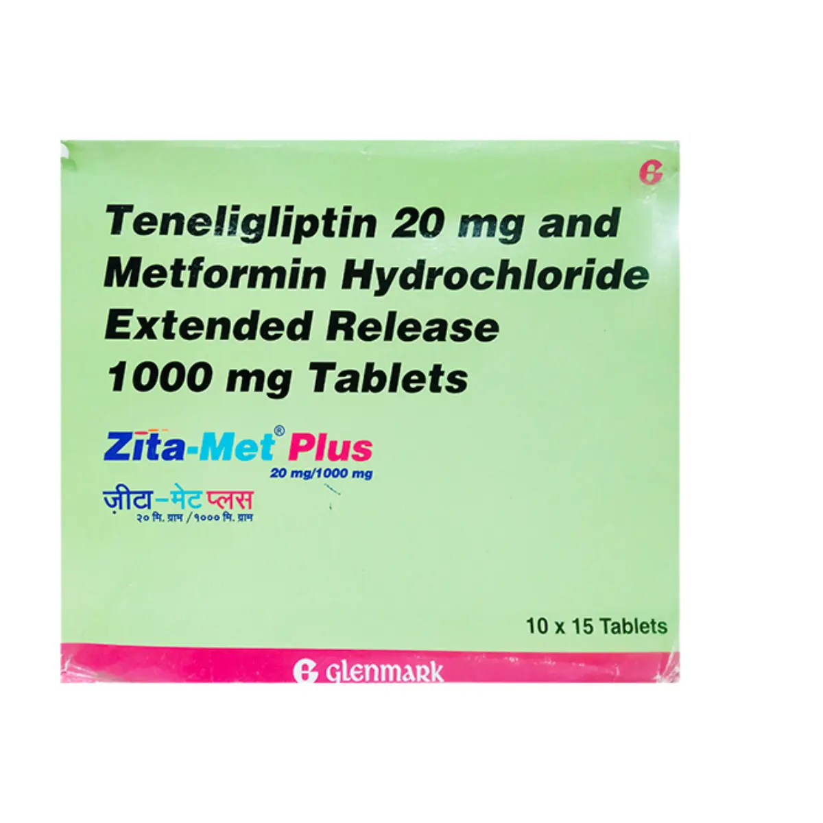 ZITA MET 20/1000MG (Metformin (1000mg) + Teneligliptin (20mg))